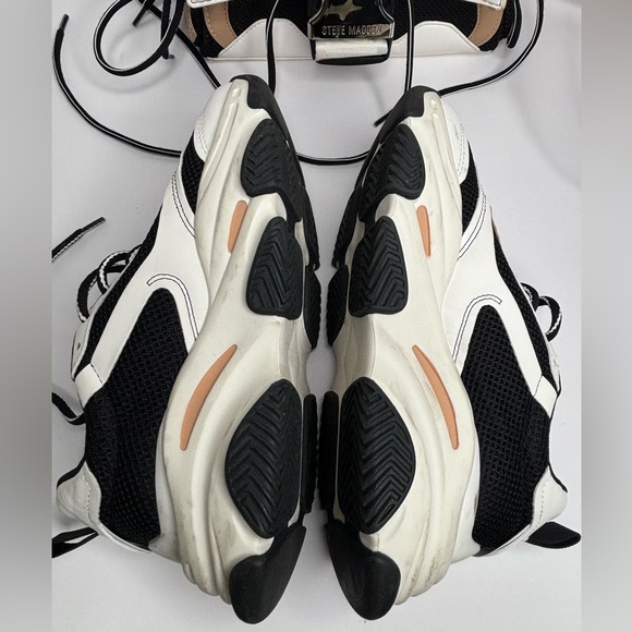 Steve Madden Diego bag and sneakers  set sz 8.5, black and brown bag and shoes - Picture 6 of 16